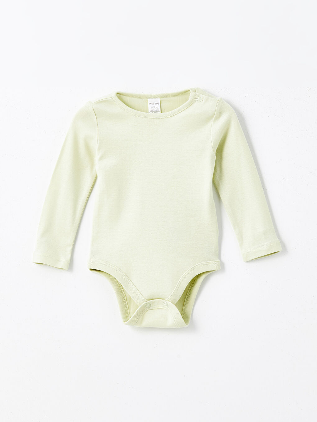Crew Neck Long Sleeve Printed Baby Girl Bodysuit with Snap Crotch 2-Pack -S5AP20Z1-LRA