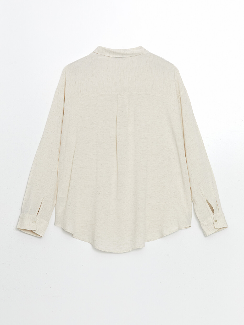 Loose Fit Women's Linen Shirt-5