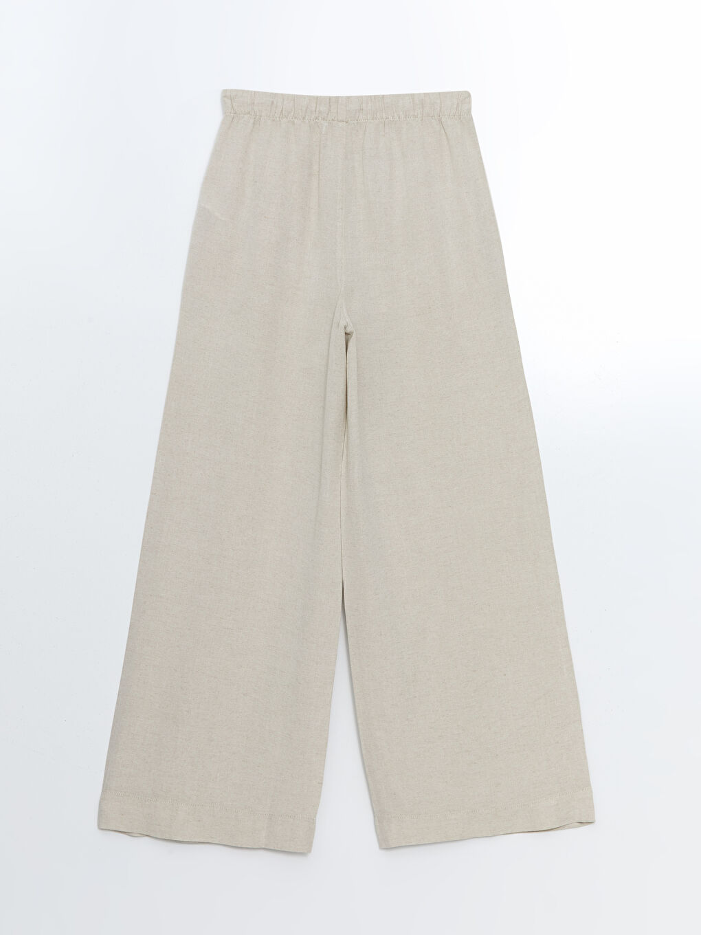 Pantalone za žene od mešavine lana sa elastičnim strukom -S5AP46Z8-VHM
