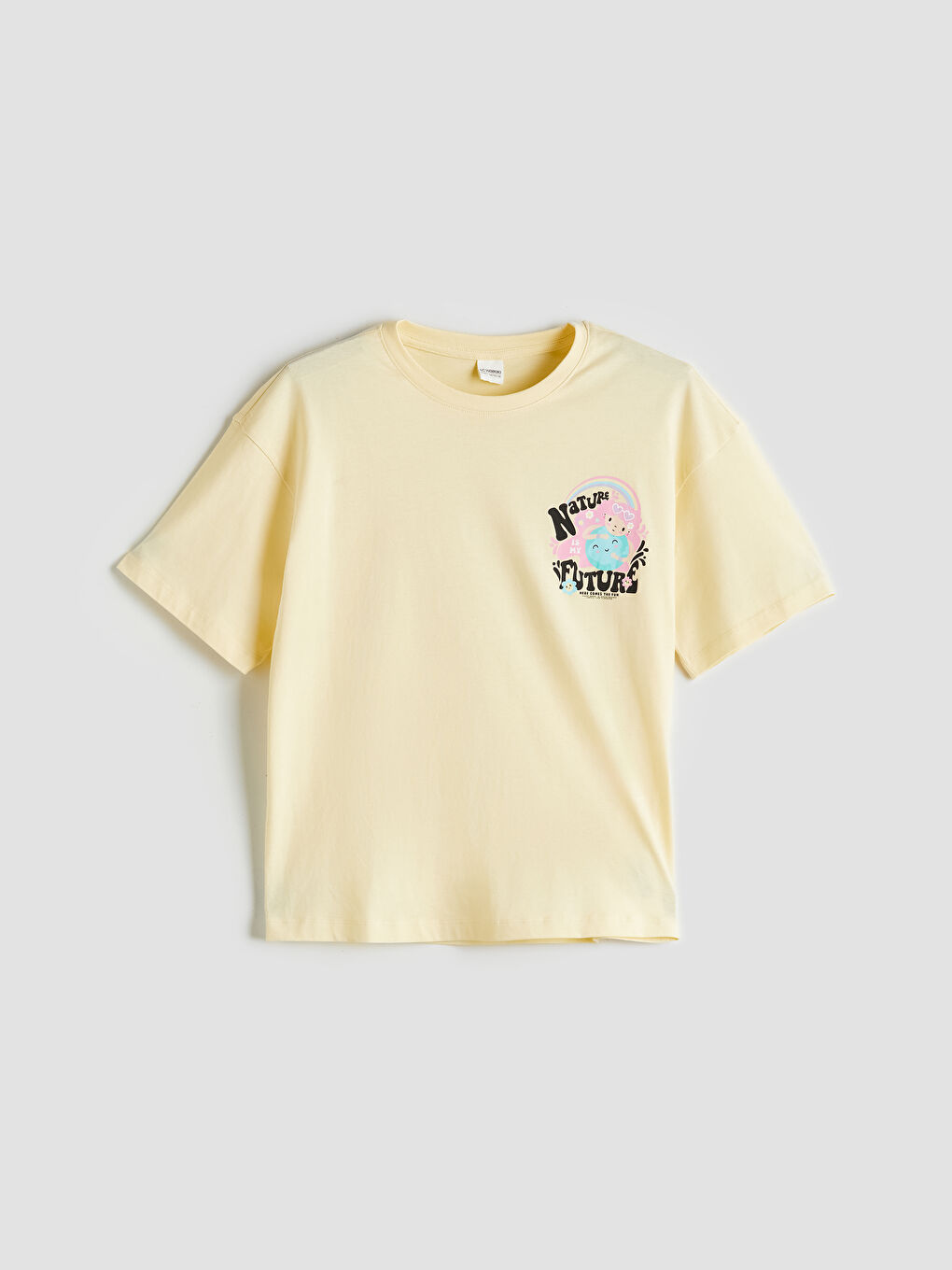 Crew Neck Girls' Shortie Pyjama Set -S5AP71Z4-FDS