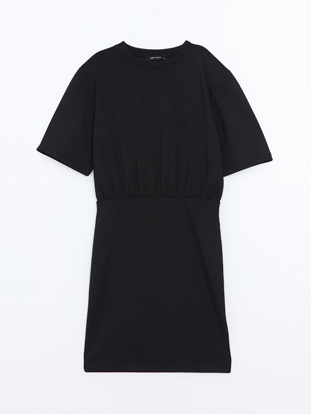 Crew Neck Women's Mini Dress -S5AQ09Z8-CVL