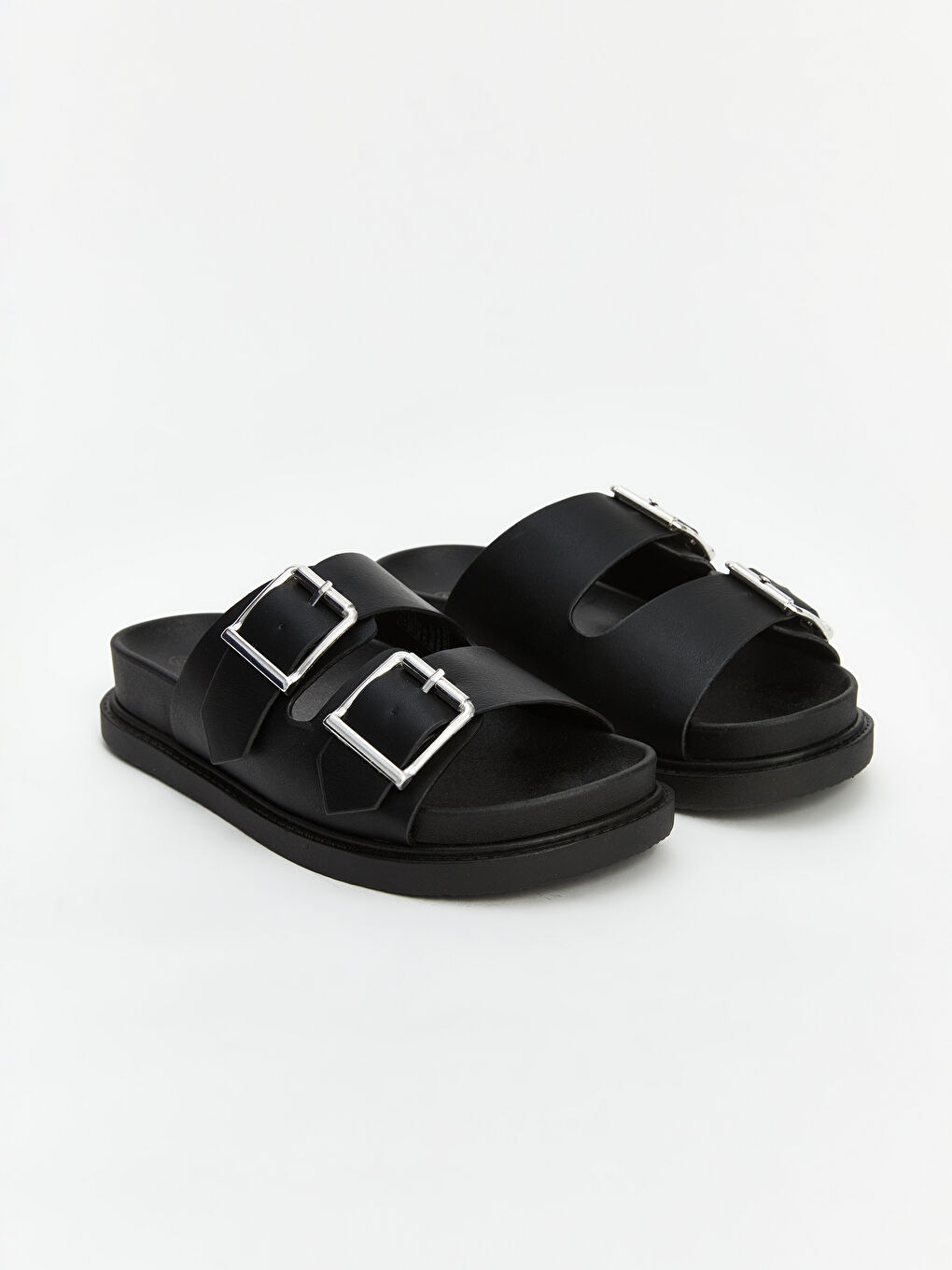 Faux Leather Women's Slippers -S5AQ17Z8-HUC