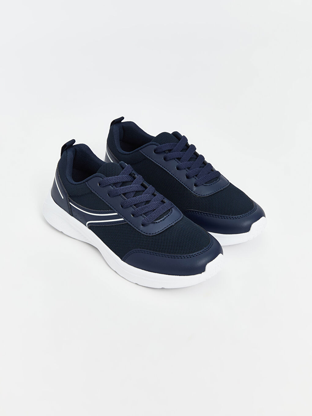 Laces & Hook-and-Loop Boys' Sneakers -S5AQ25Z4-CRP