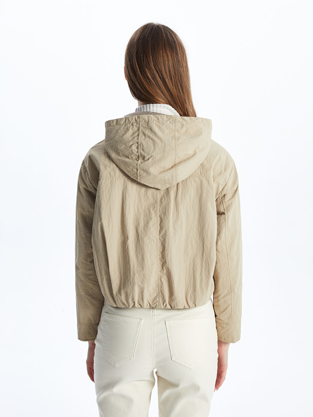 Hooded Women's Raincoat -S5AQ39Z8-Q7H
