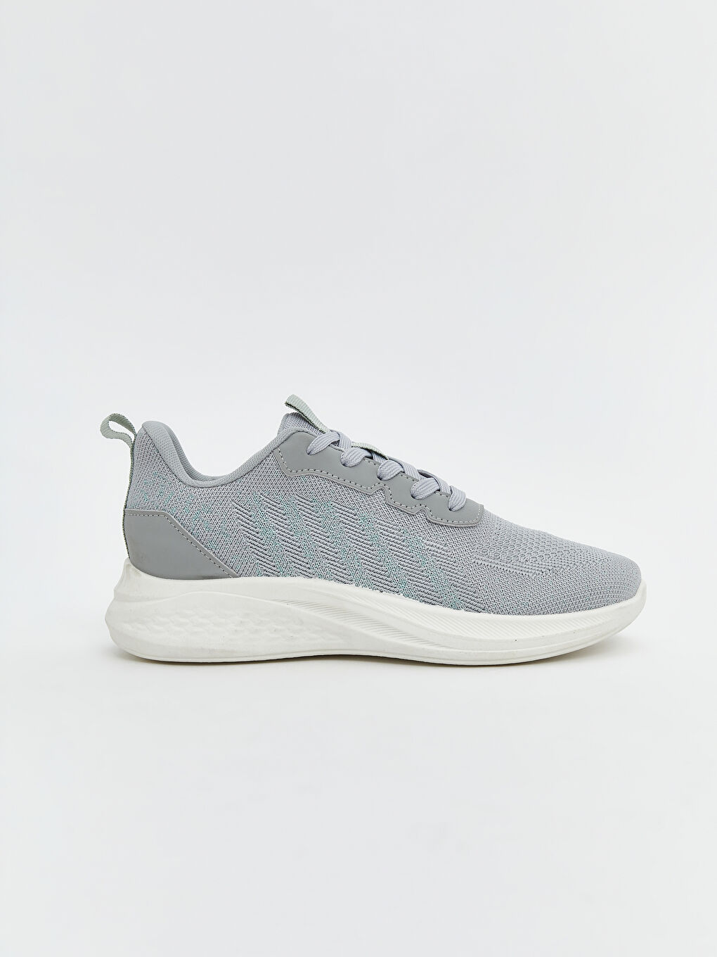 Lace-up Women's Sneakers with Mesh Detail -S5AQ48Z8-JSB