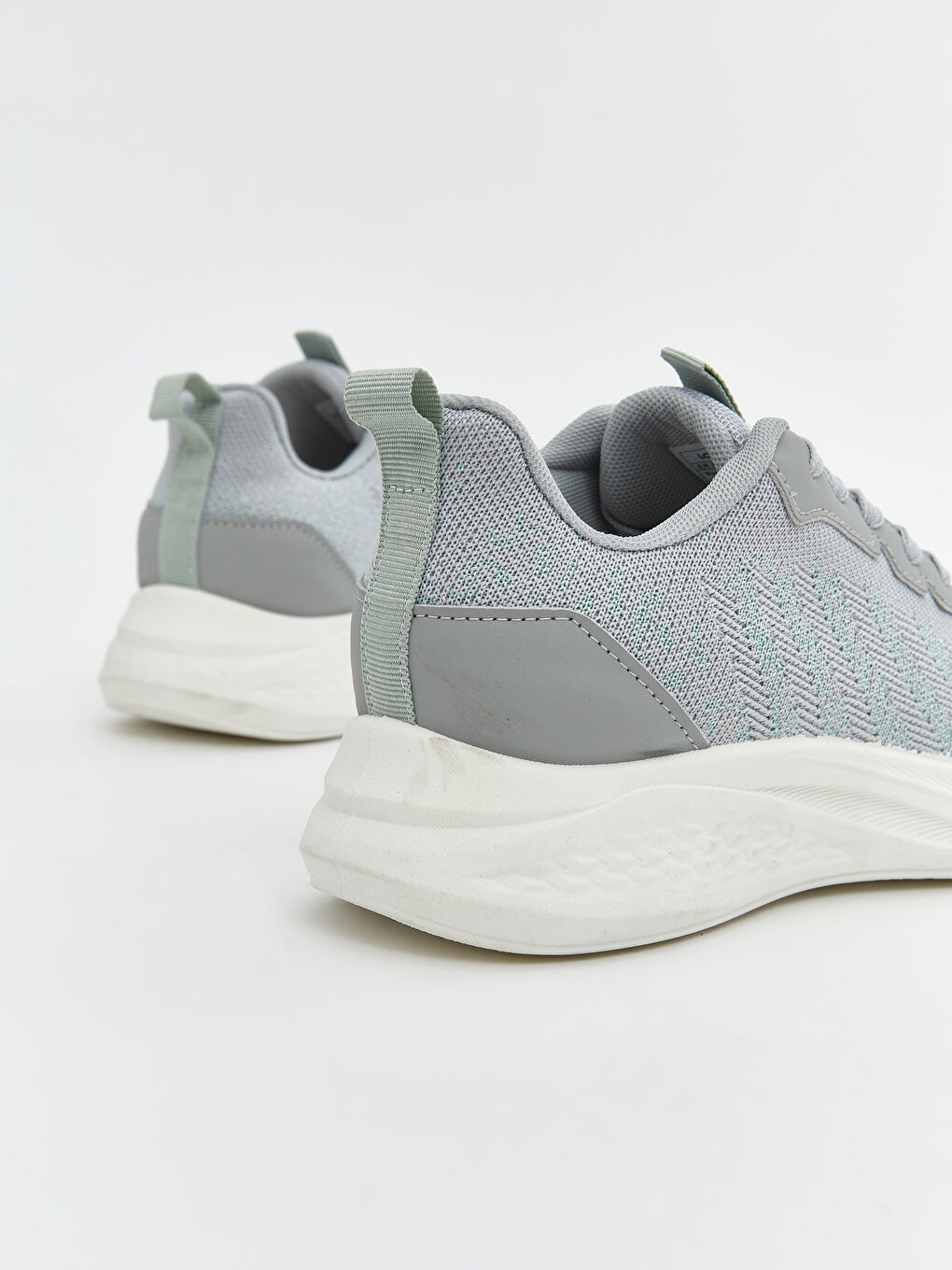 Lace-up Women's Sneakers with Mesh Detail -S5AQ48Z8-JSB