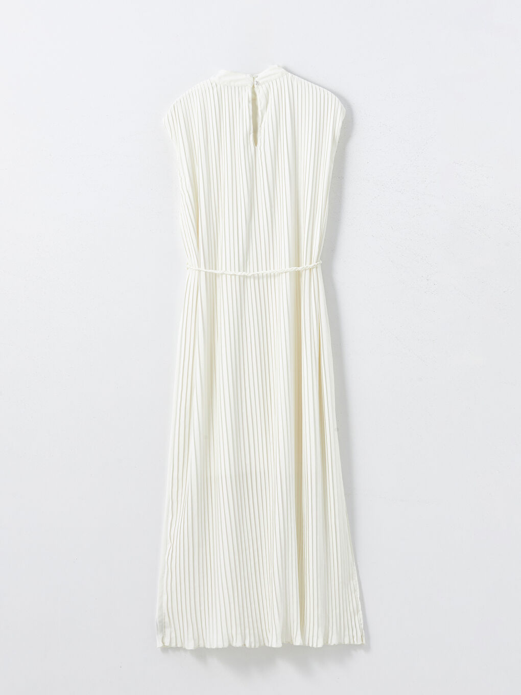 Plain Pleated Women's Midi Dress -S5AQ83Z8-R9J