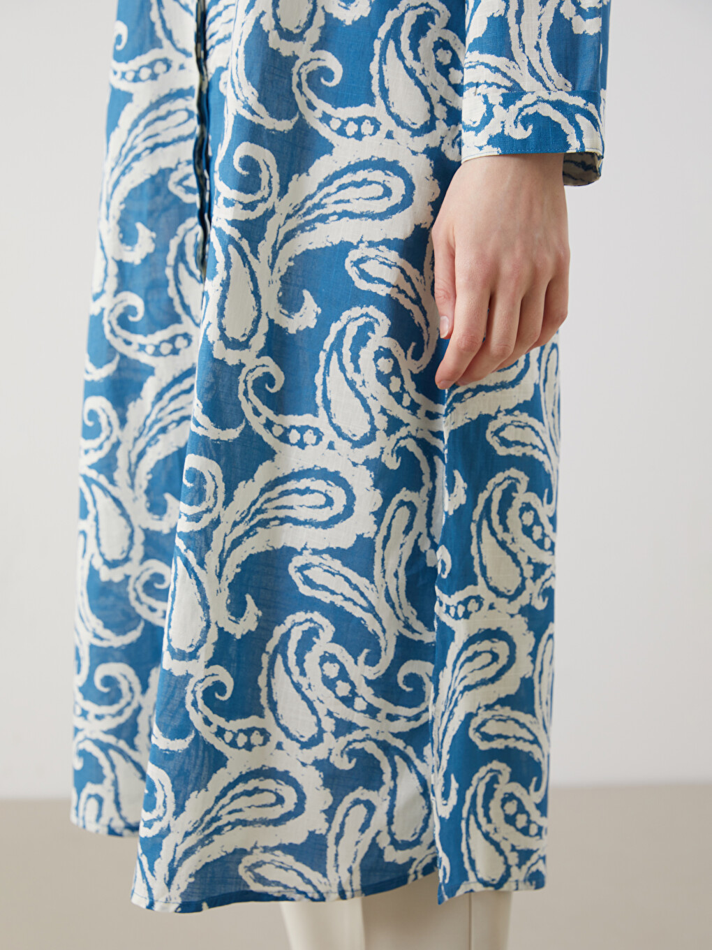 Patterned Women's Shirt Tunic-2