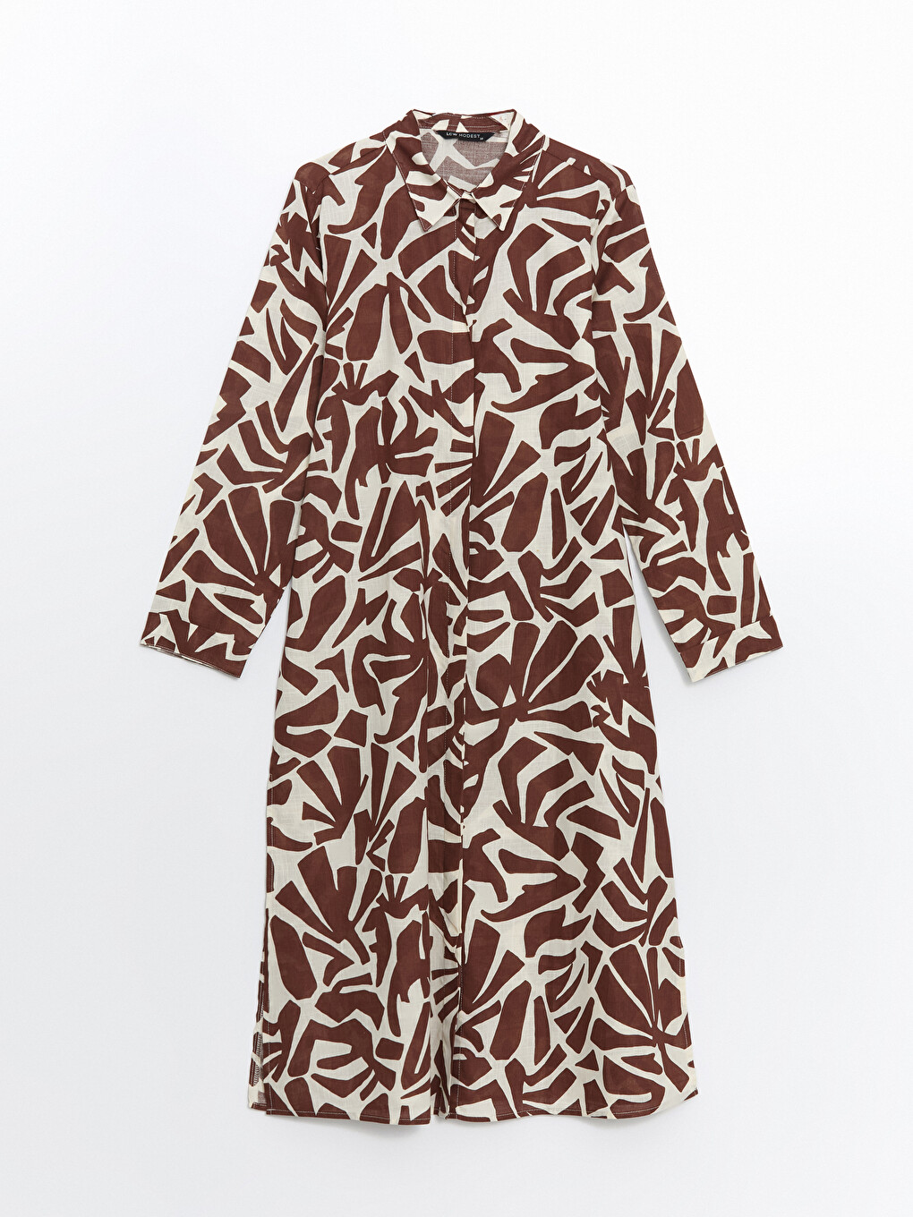 Patterned Women's Shirt Tunic-4