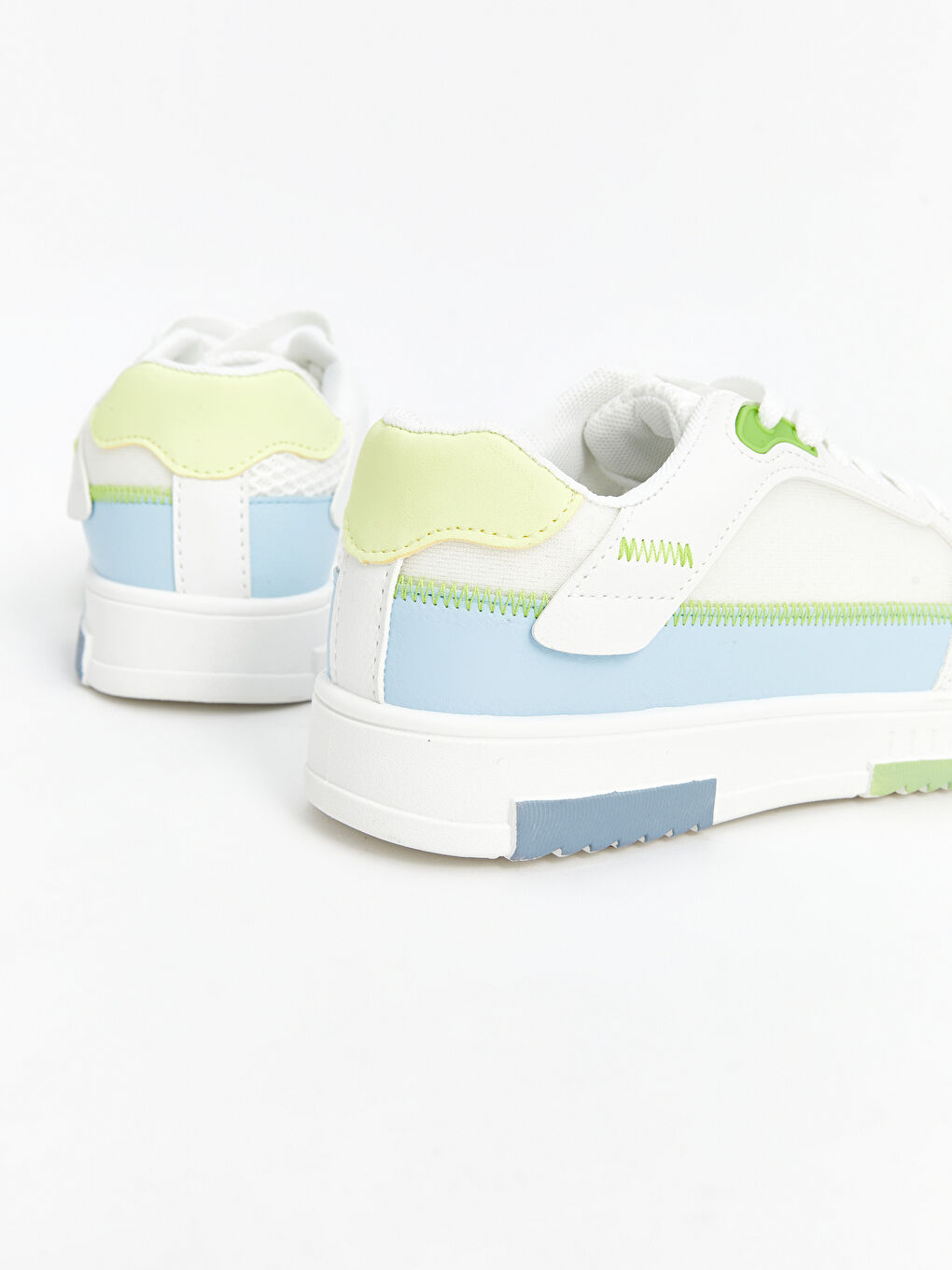 Lace-up Color Block Women's Sneakers -S5AQ92Z8-F9C