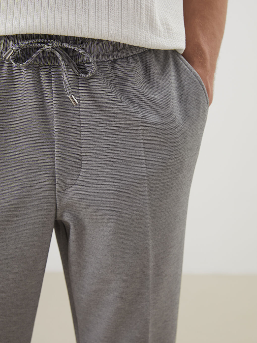 Muške pantalone slim fit -S5AR15Z8-CUZ