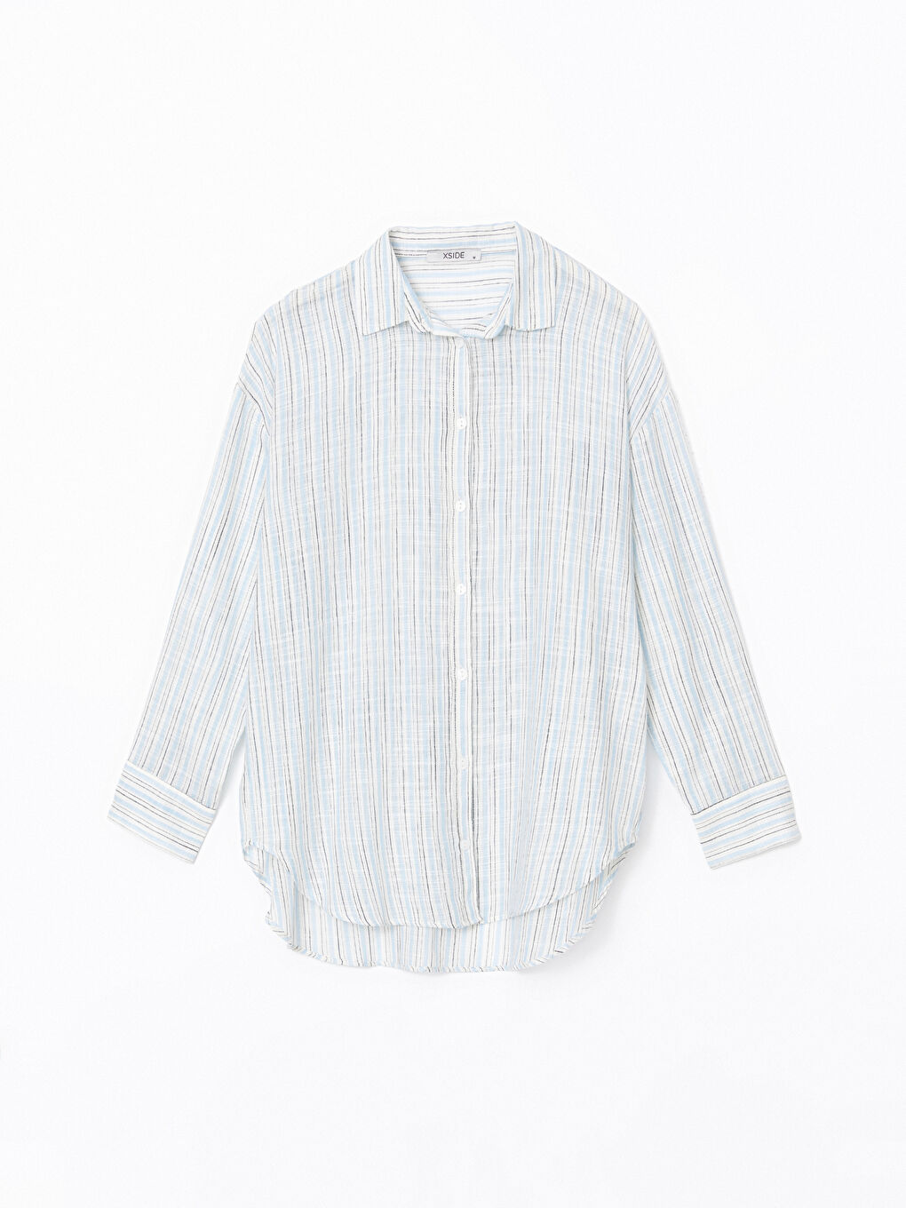 Oversize Poplin Women's Shirt -S5AR27Z8-LEN