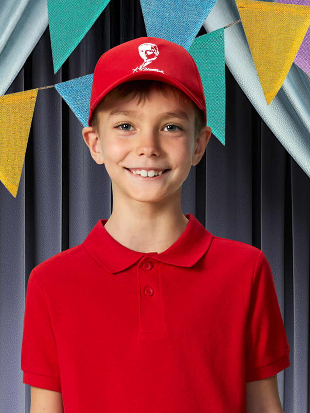 Atatürk Printed Boy Cap -S5AR77Z4-GZX
