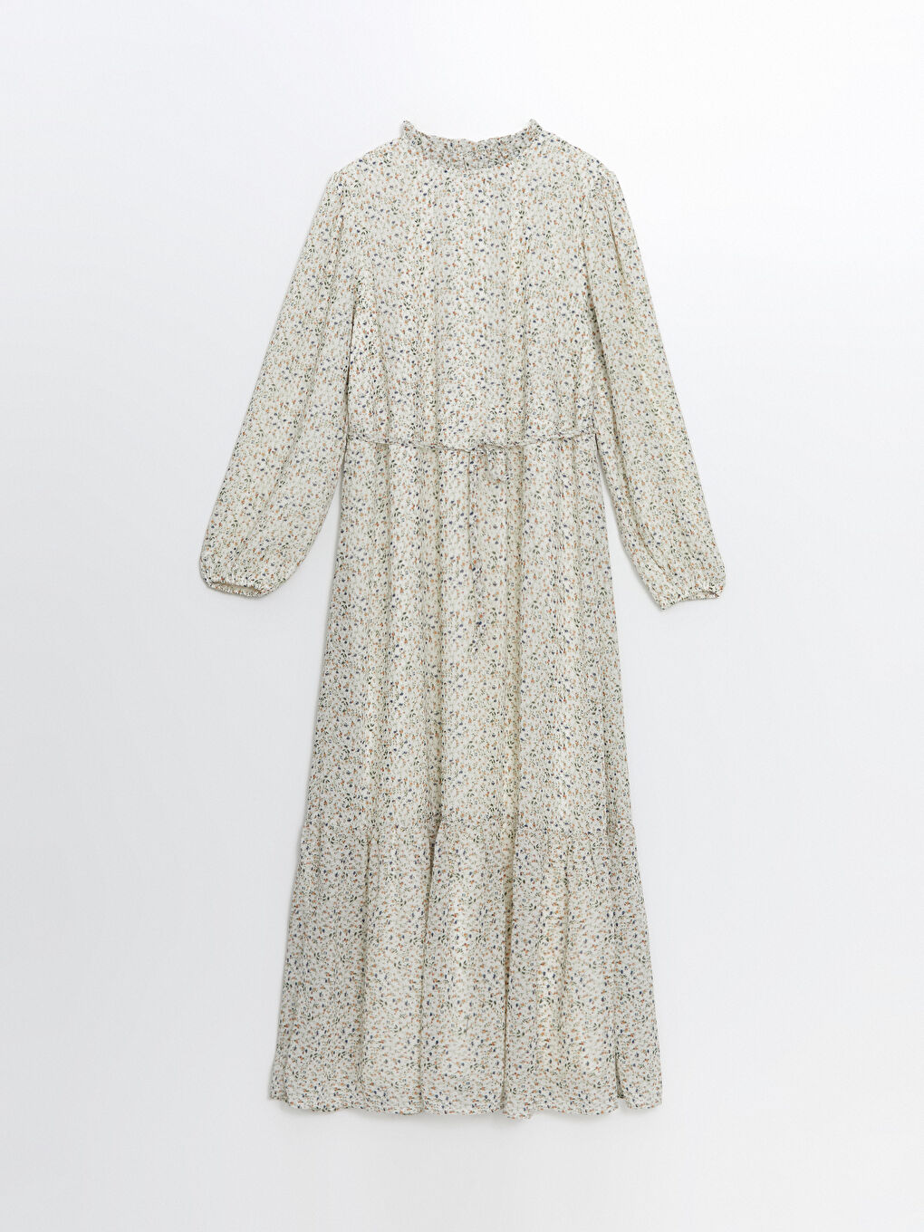 Floral Sash Women's Long Dress-4