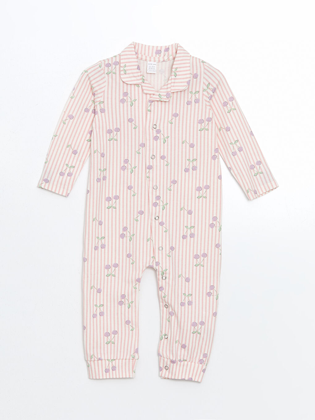 Floral Girl Baby Jersey Romper -S5AS30Z1-LT4
