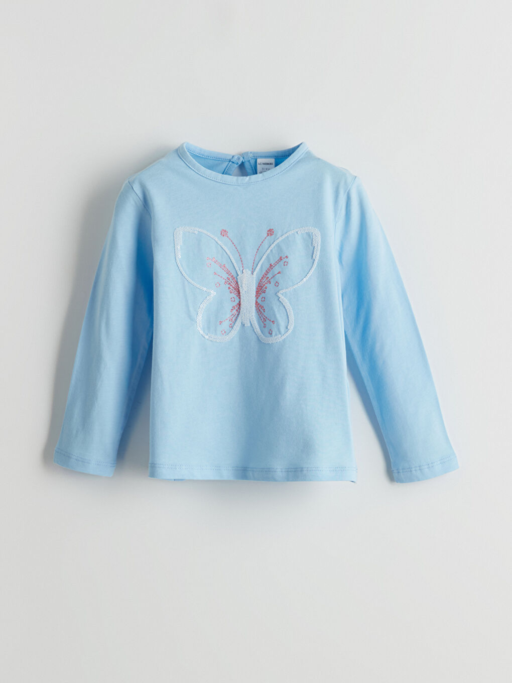 Crew Neck Embroidered Girls' T-Shirt -S5AS32Z1-QXH