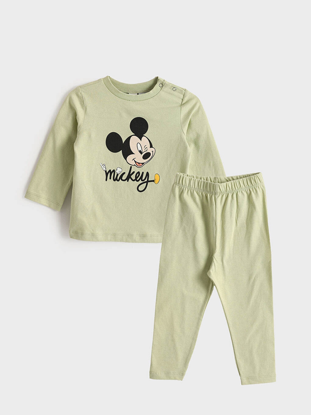 Mickey Mouse Printed Baby Boy Pyjamas Set -S5AS49Z1-LRF