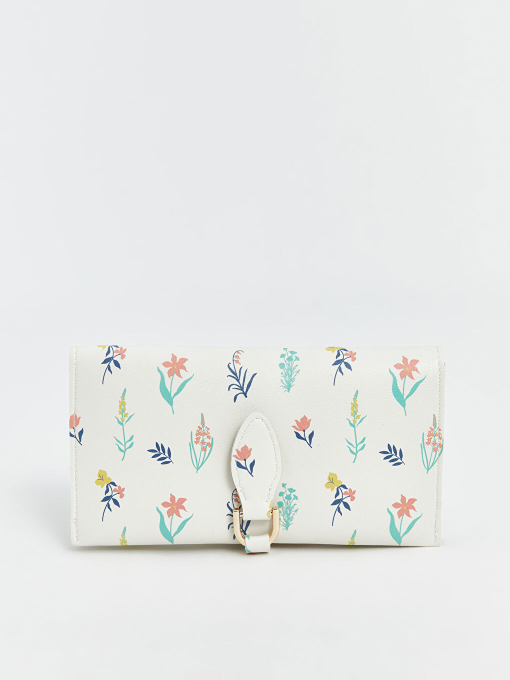 Floral Printed Faux Leather Women's Wallet -S5AS60Z8-VE4