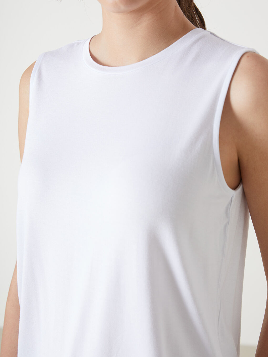 Crew Neck Women's Tank Top -S5AS92Z8-Q6K