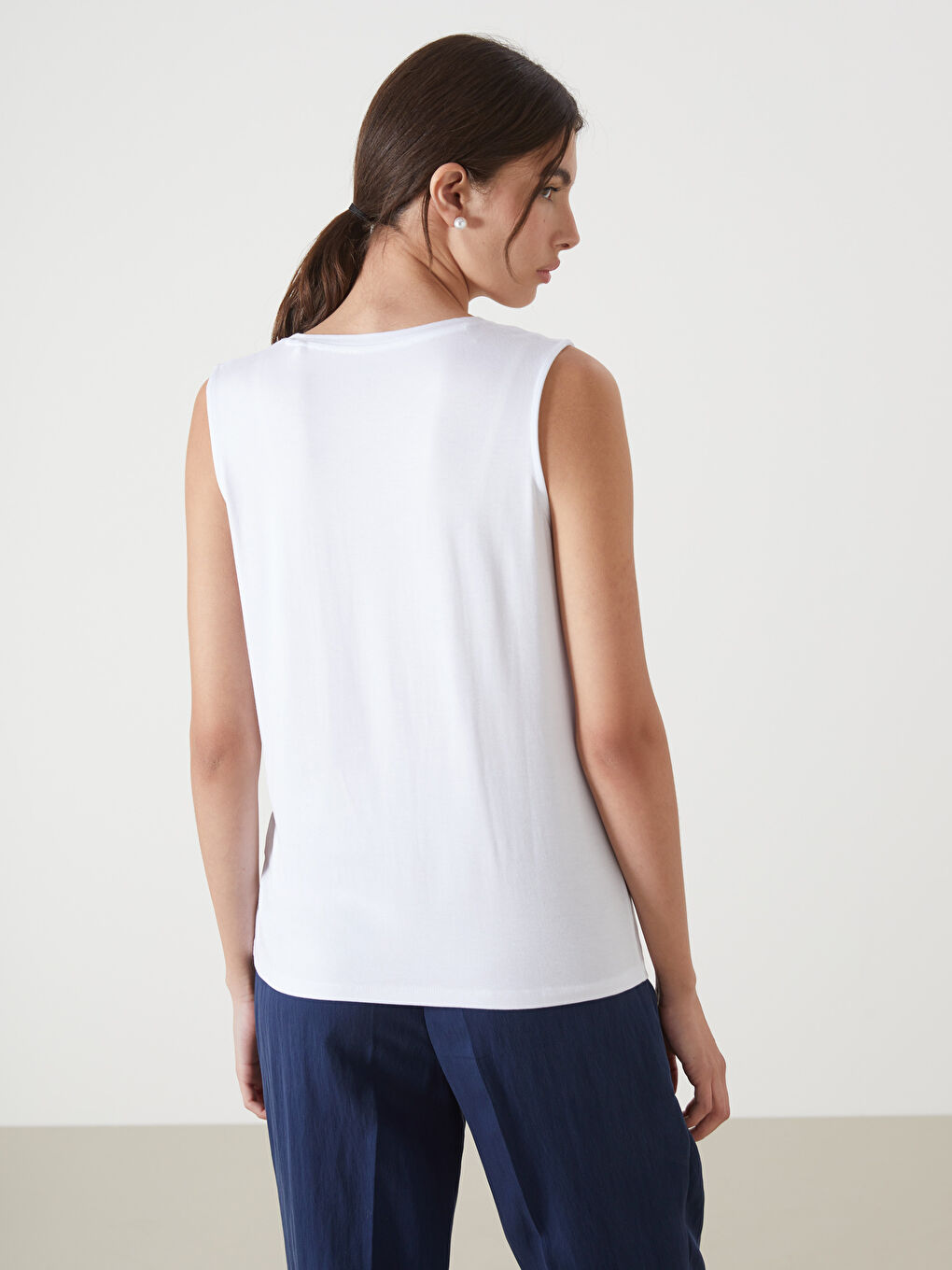 Crew Neck Women's Tank Top -S5AS92Z8-Q6K