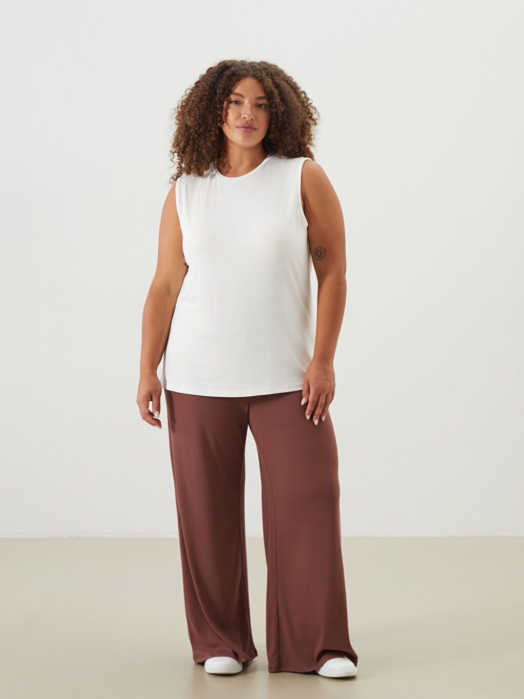 Crew Neck Women's Tank Top -S5AS92Z8-R9J