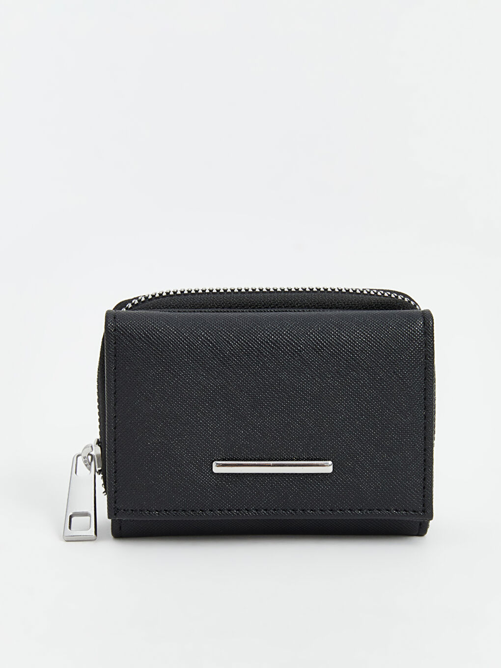 ტყავის ეფექტის ქალებისთვის საფულე