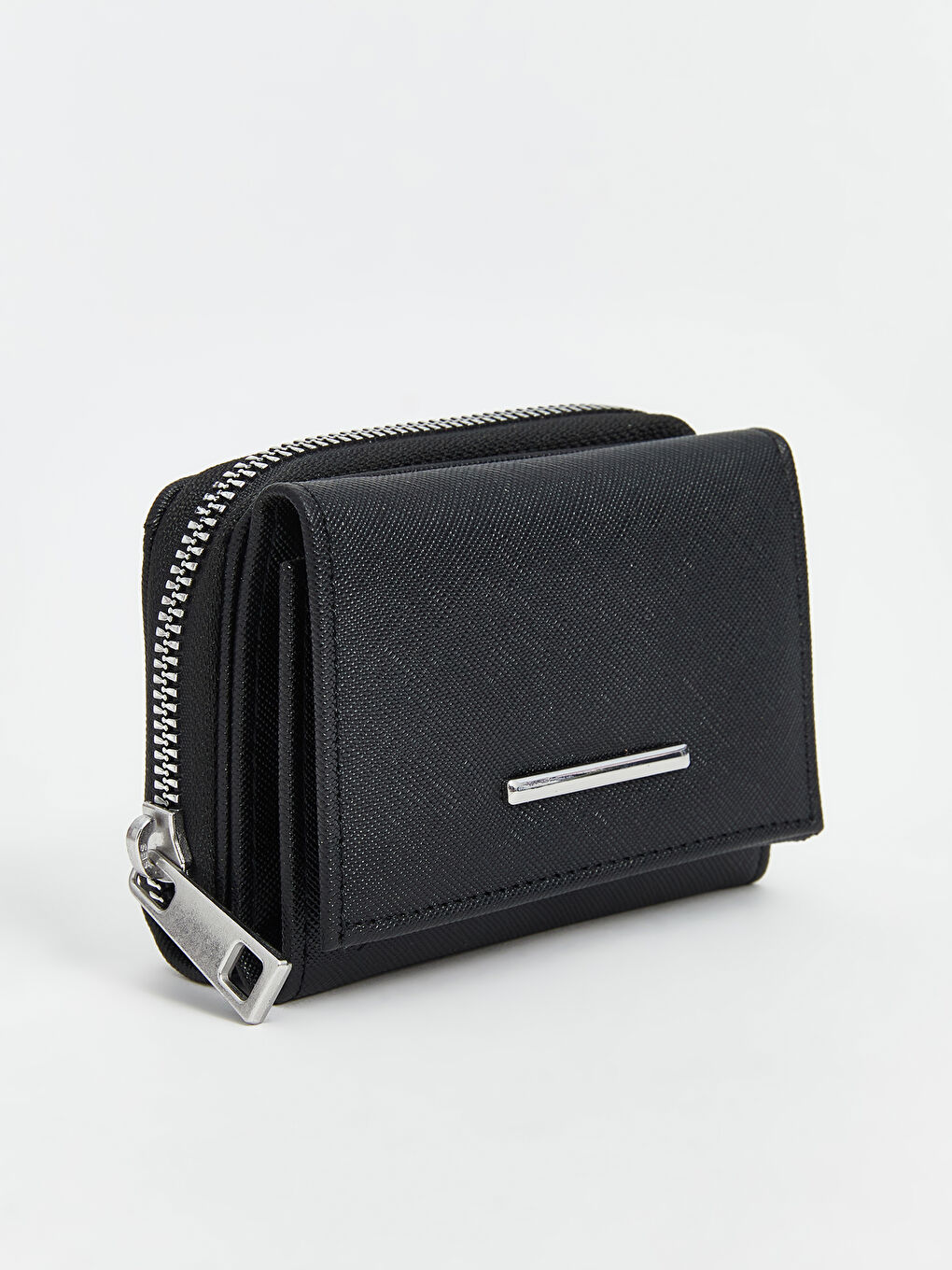 ტყავის ეფექტის ქალებისთვის საფულე-1