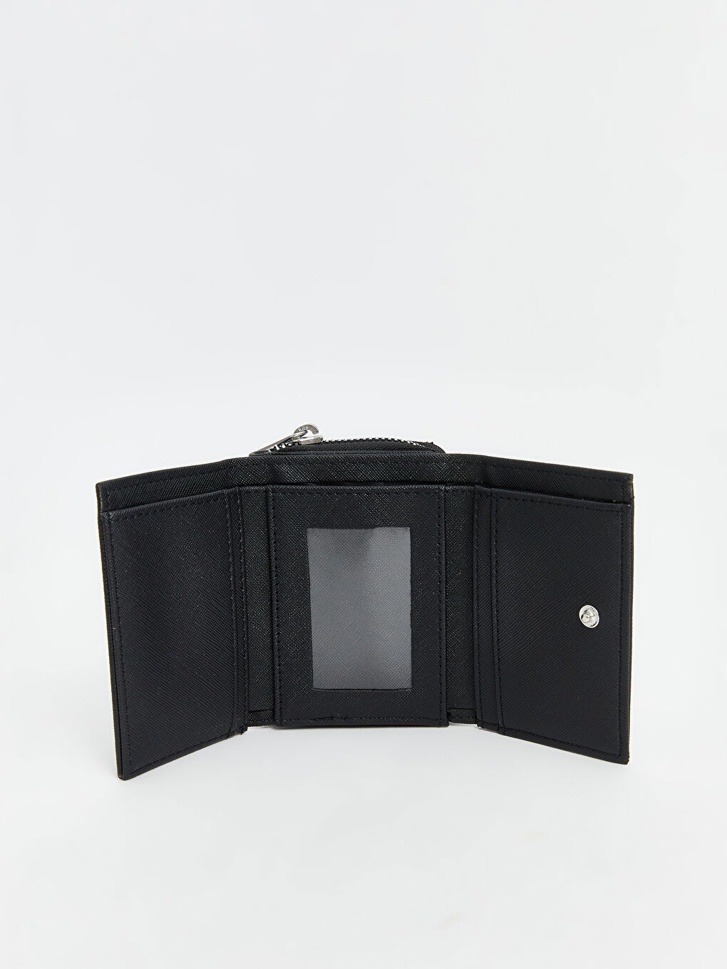 ტყავის ეფექტის ქალებისთვის საფულე-2