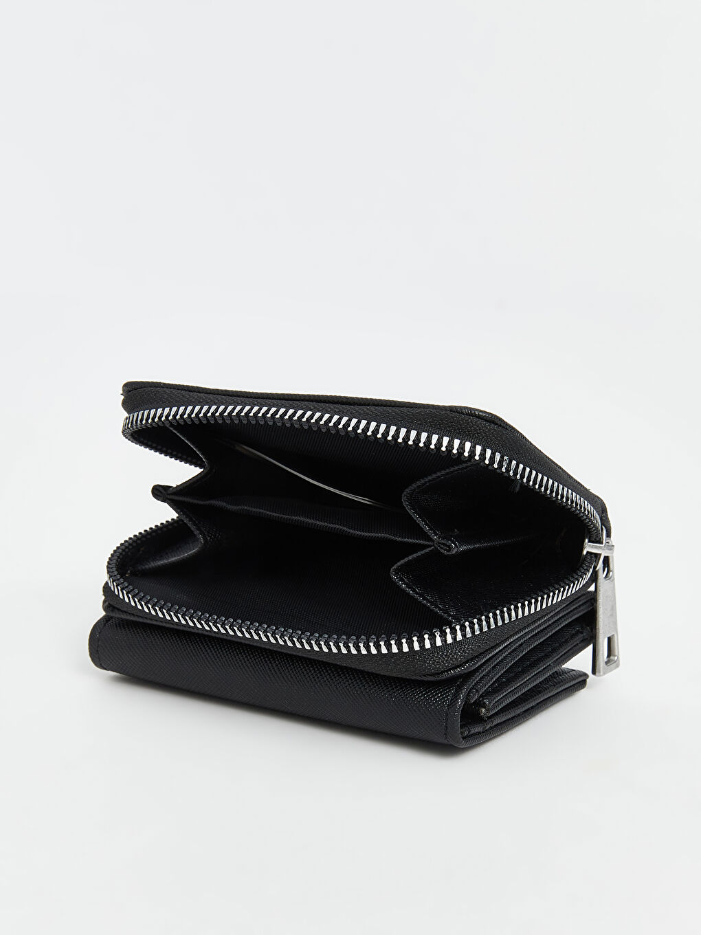 ტყავის ეფექტის ქალებისთვის საფულე-3