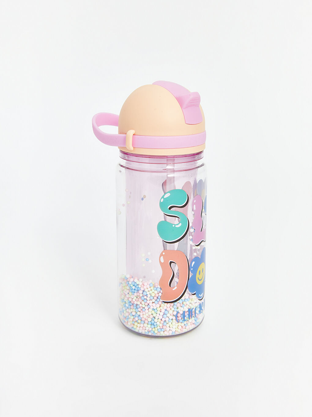 Printed Straw Water Bottle 700 Ml -S5AT81Z4-QBC