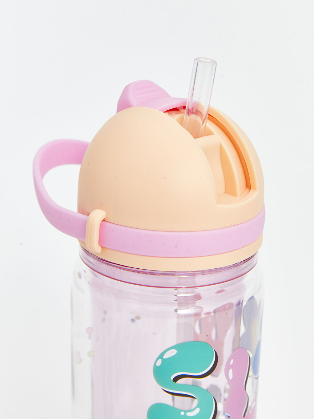 Printed Straw Water Bottle 700 Ml -S5AT81Z4-QBC