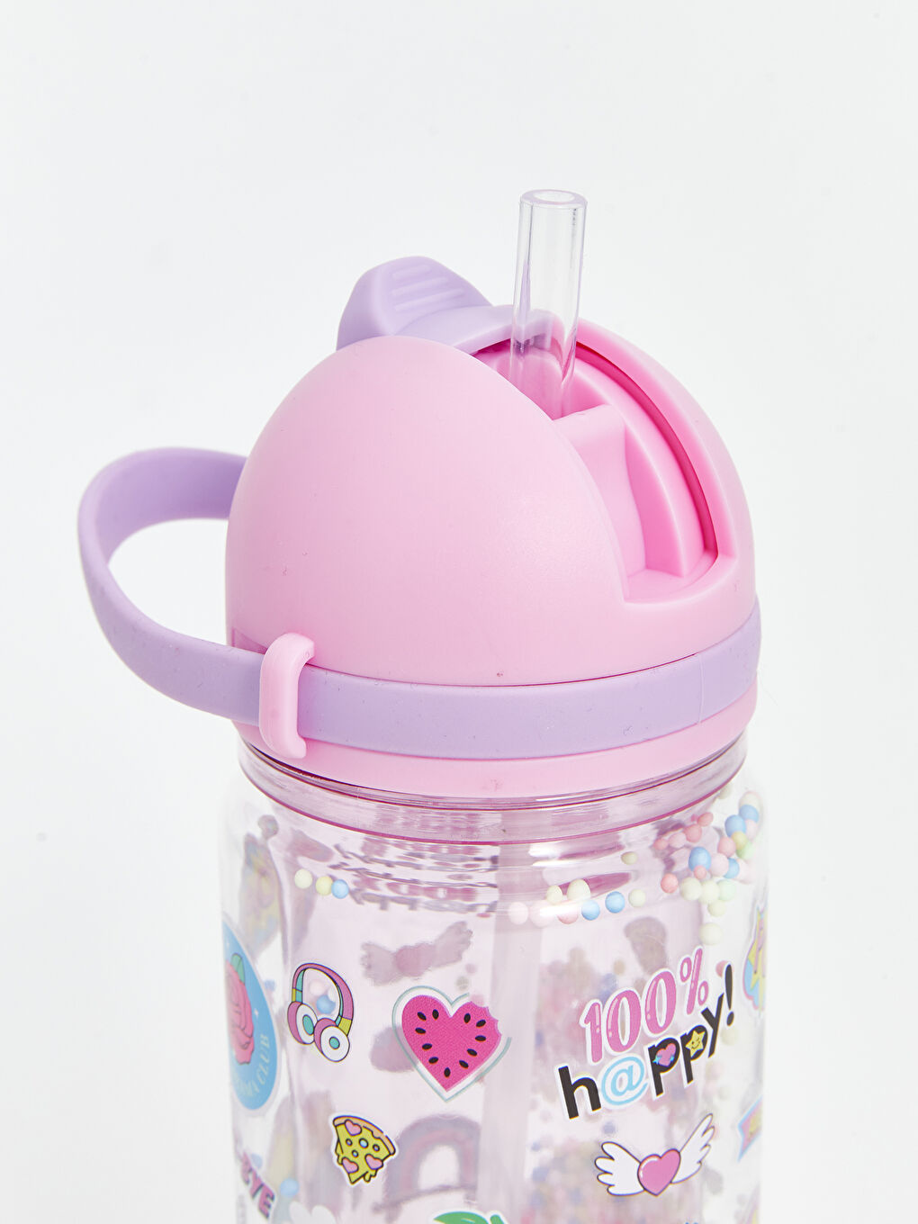 Printed Straw Water Bottle 700 Ml -S5AT81Z4-QBC
