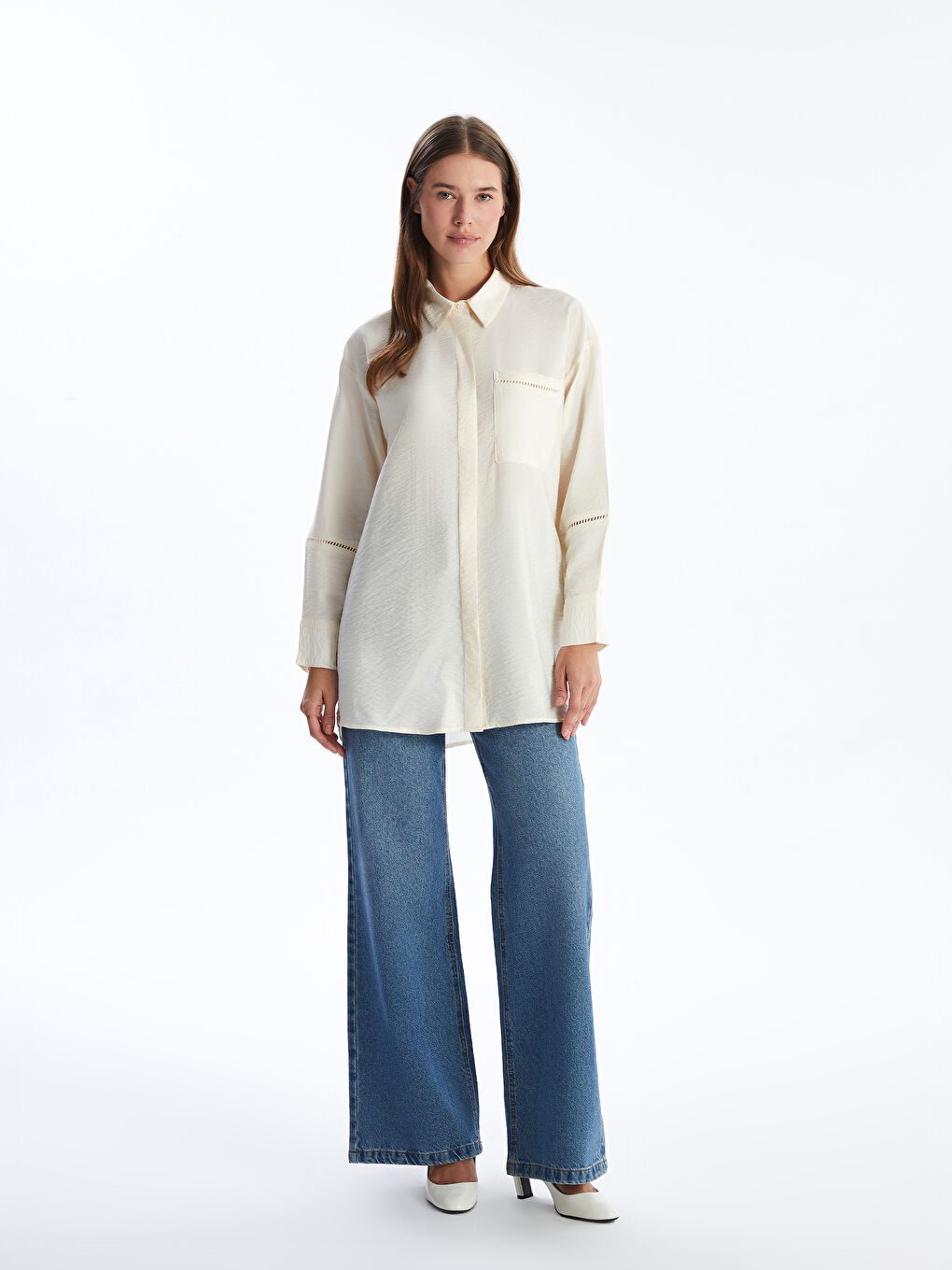 Oversize Women's Shirt Tunic-1