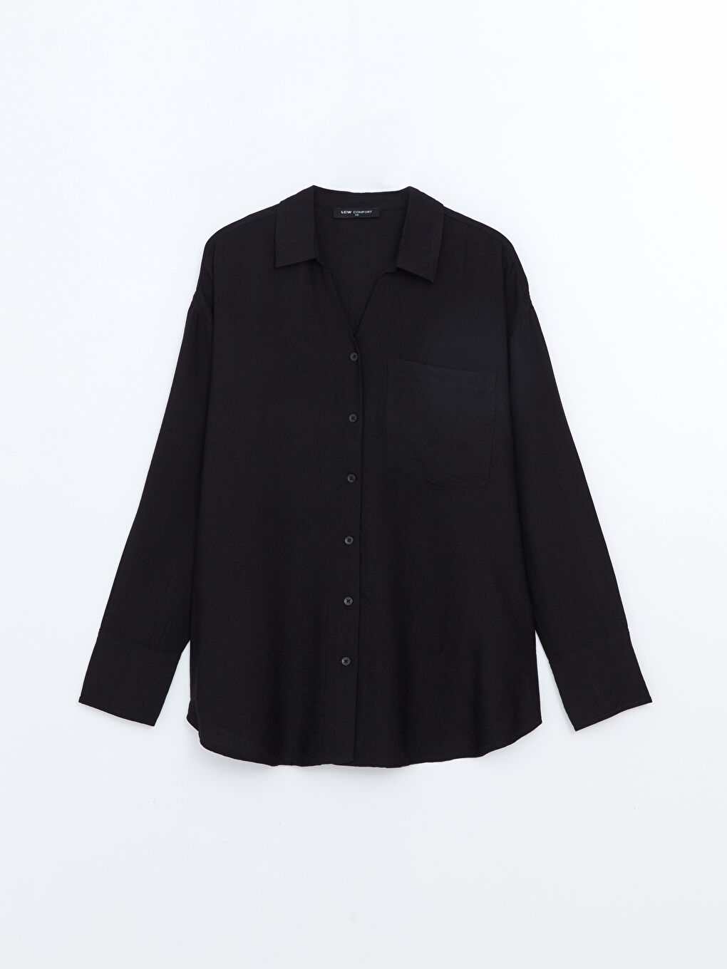 LCW Comfort Loose Fit Armürlü Büzgülü Kadın Gömlek -S5AT91Z8-CVL