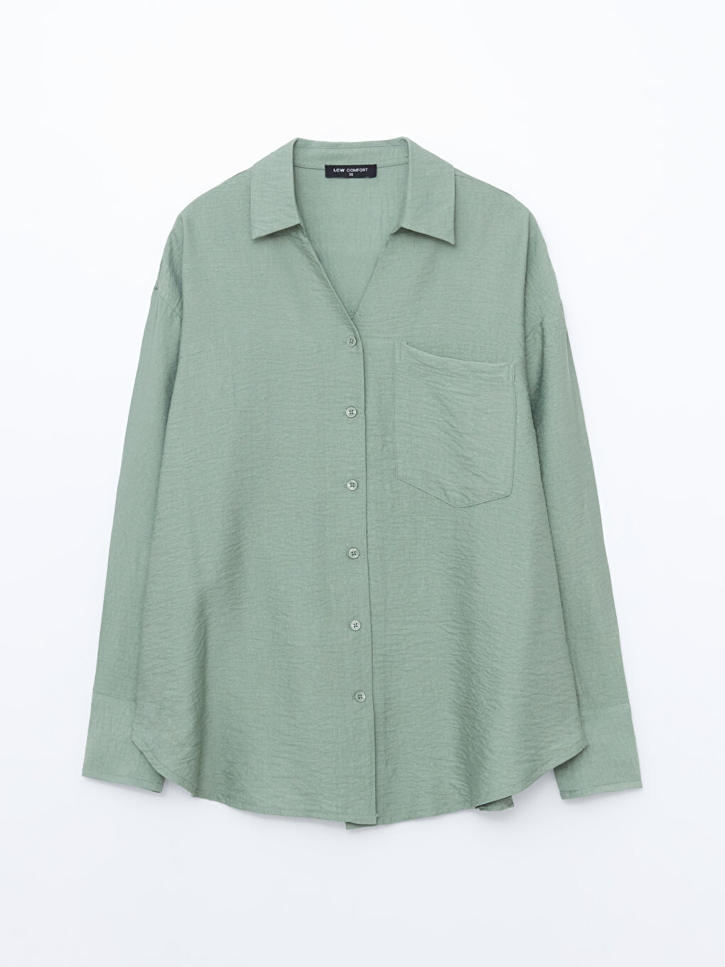 Loose Fit Dobby Gathered Women's Shirt -S5AT91Z8-FJY