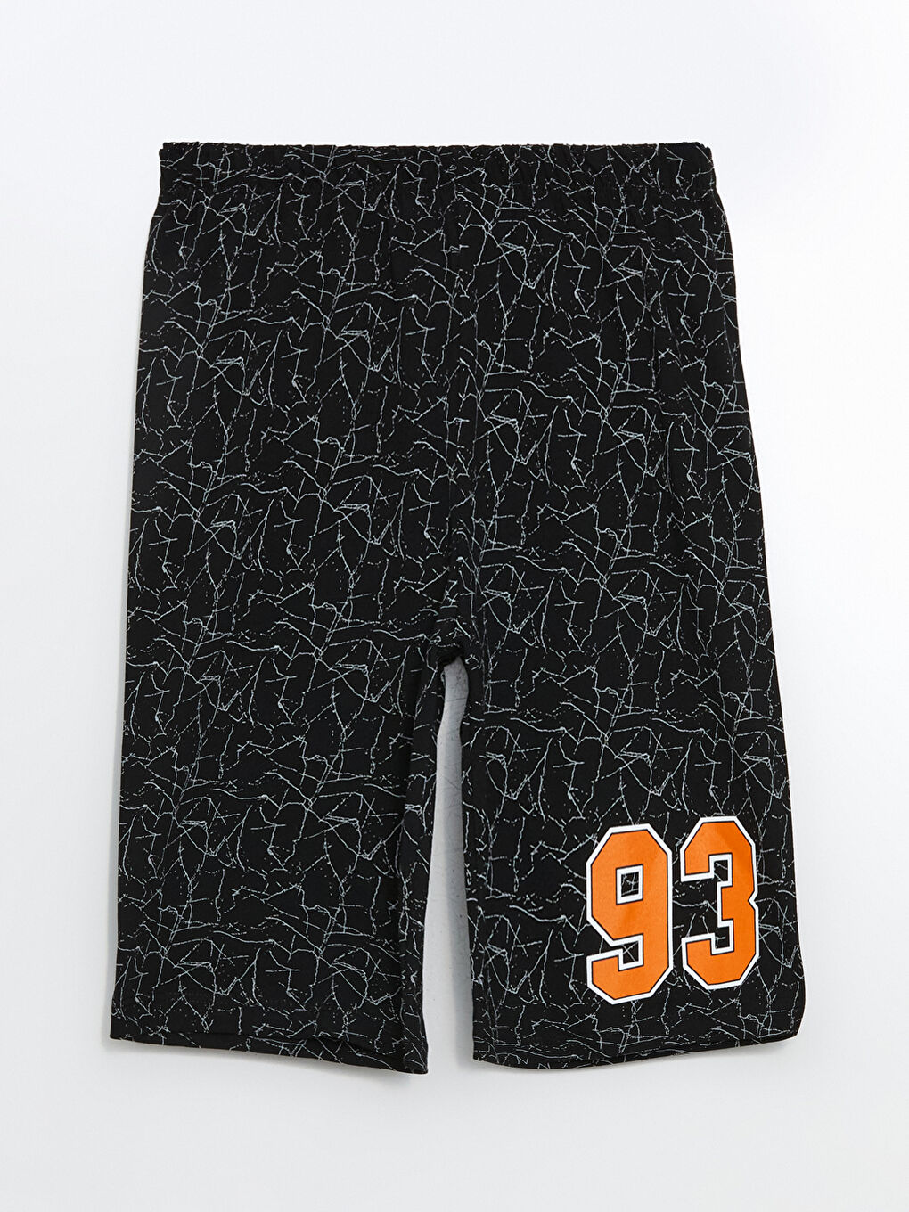 Siyah Beli Lastikli Erkek Çocuk Pijama Şort