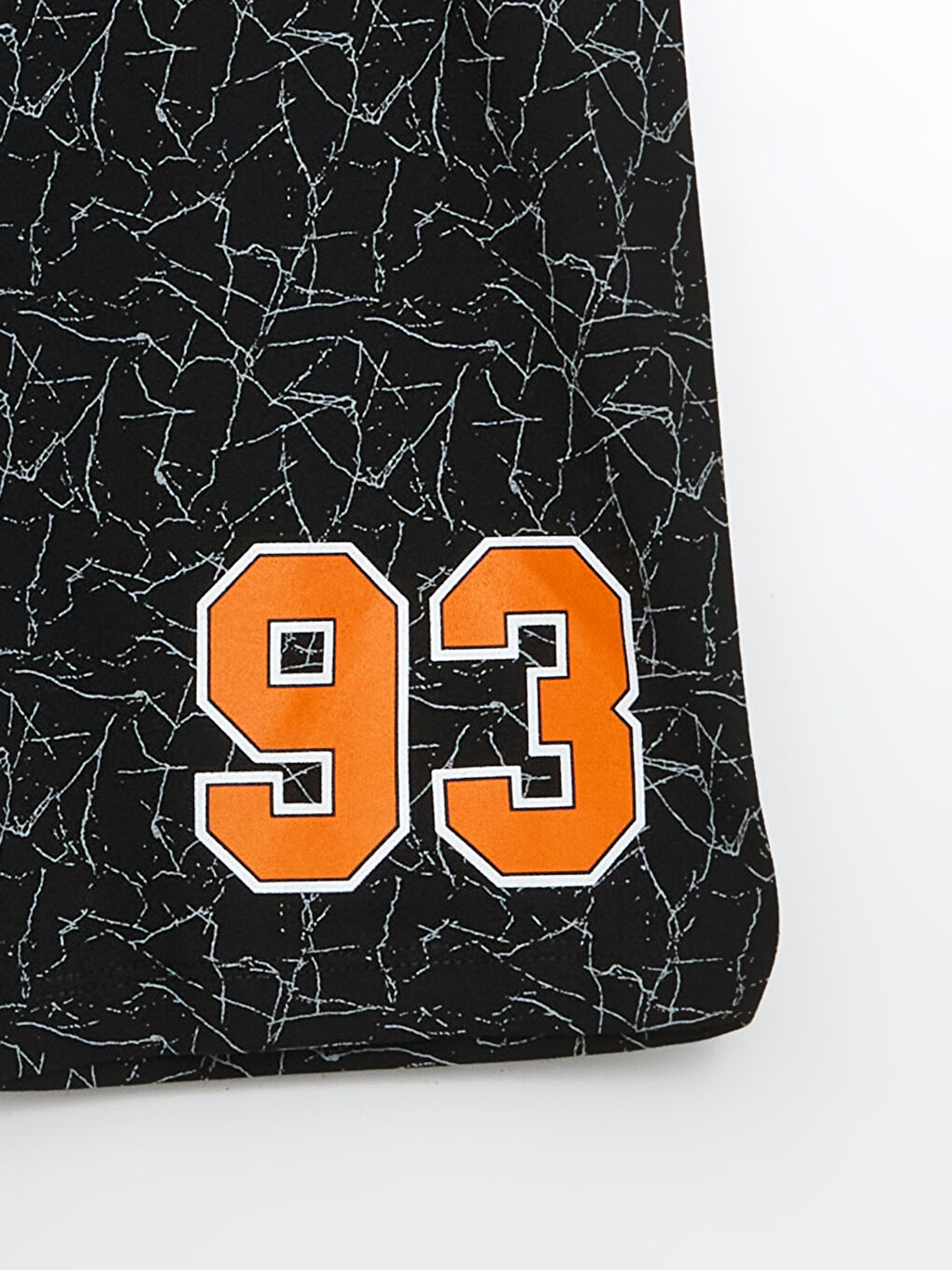 Siyah Beli Lastikli Erkek Çocuk Pijama Şort-1