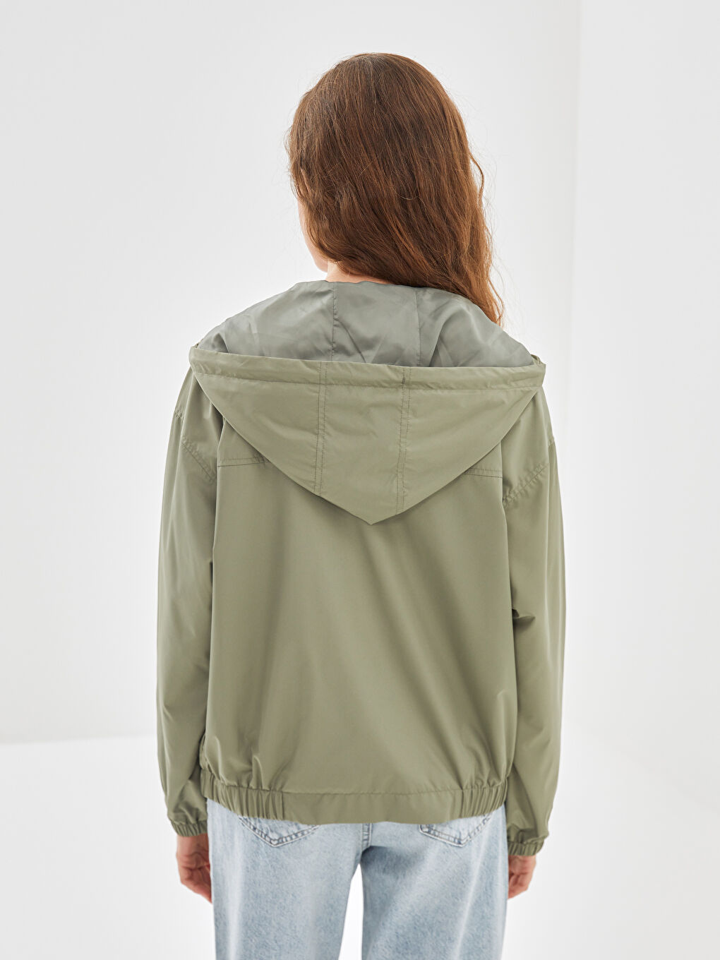 Hooded Oversize Women's Raincoat -S5AU09Z8-J6Q