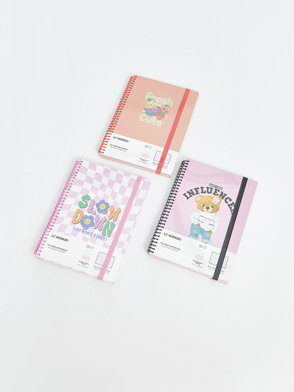 Printed Spiral Lined Notebook -S5AU54Z8-QBC
