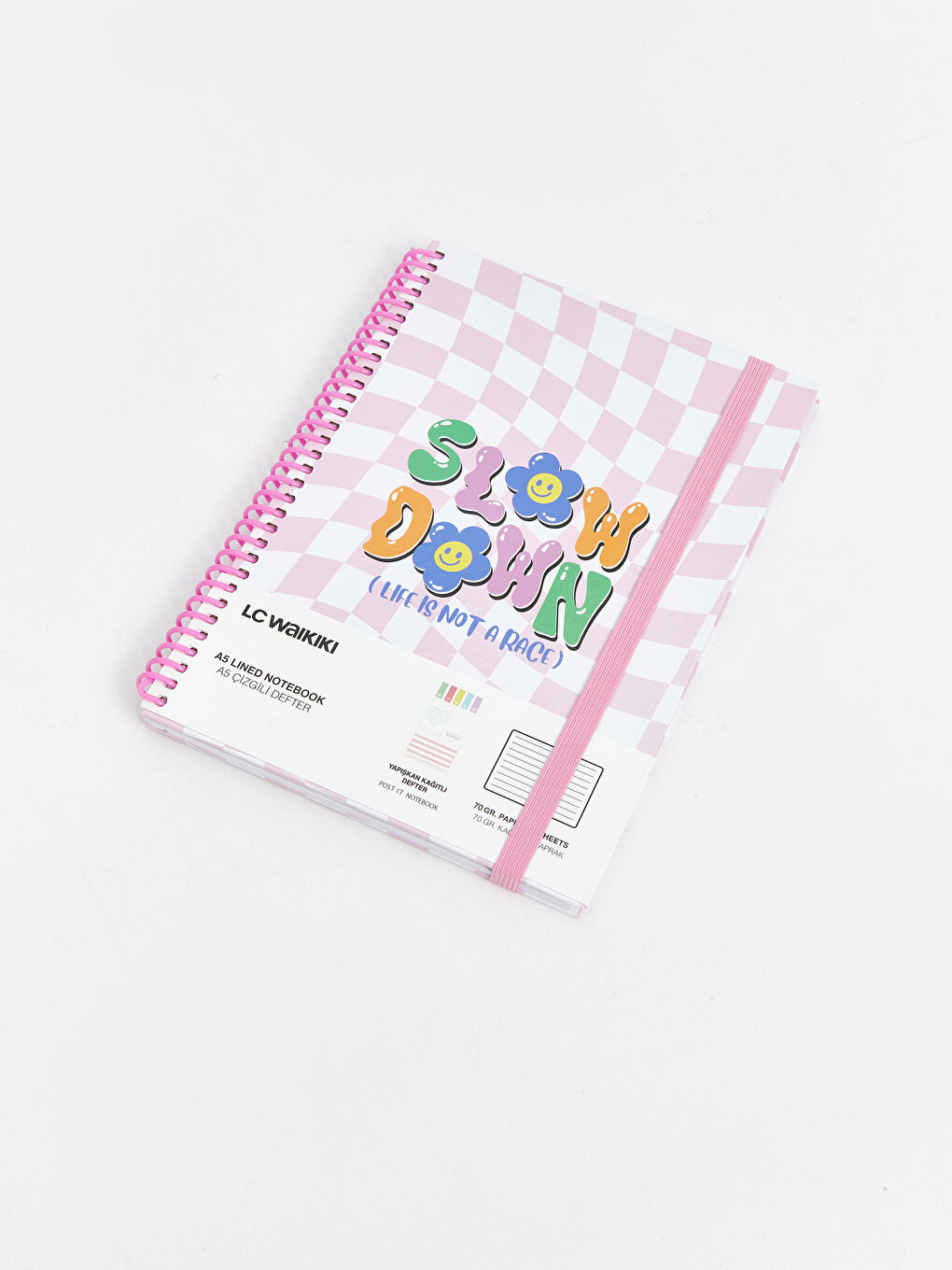 Printed Spiral Lined Notebook -S5AU54Z8-QBC