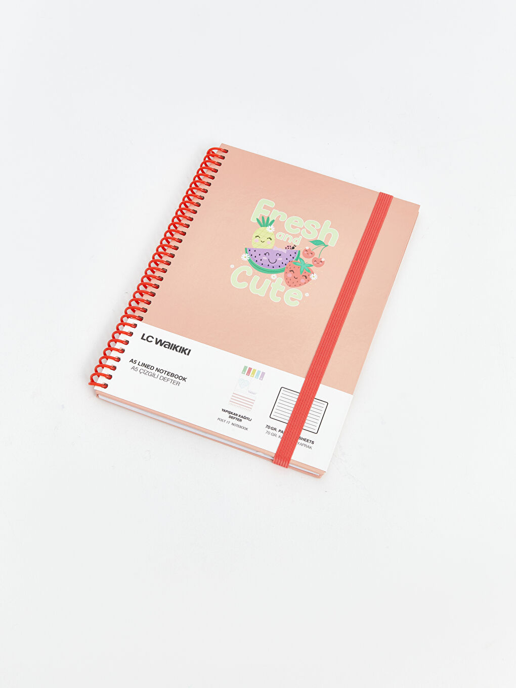 Printed Spiral Lined Notebook -S5AU54Z8-QBC
