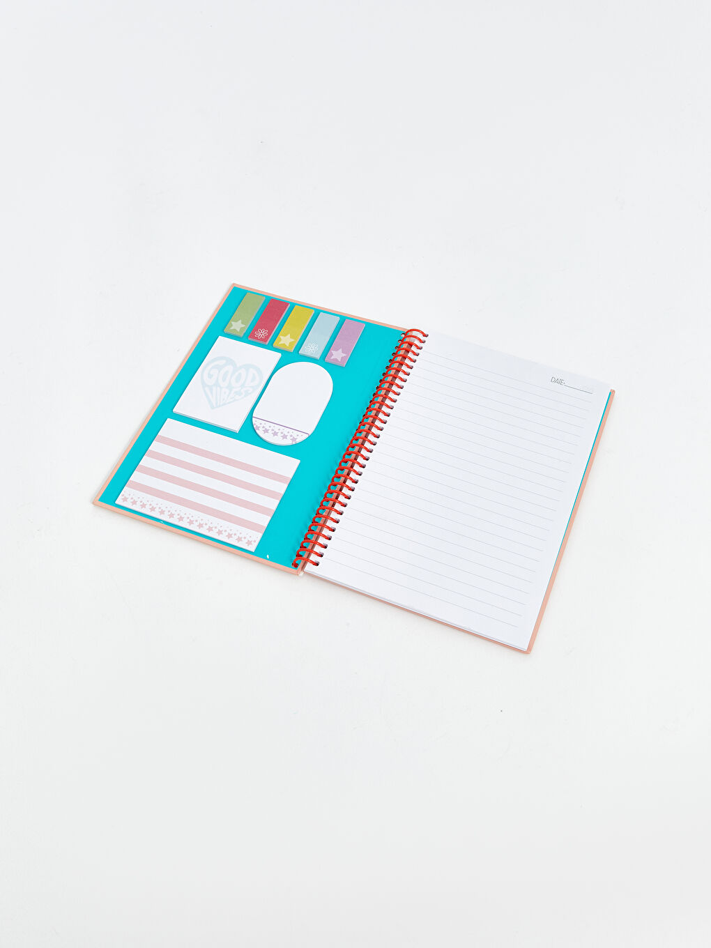 Printed Spiral Lined Notebook -S5AU54Z8-QBC