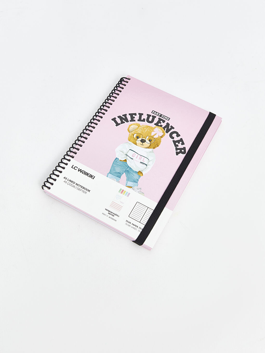 Printed Spiral Lined Notebook -S5AU54Z8-QBC