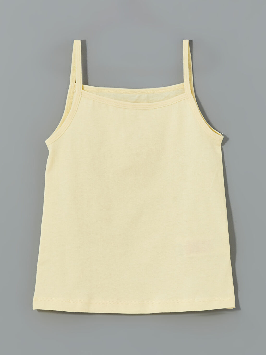 Sarı Çiçekli Kız Çocuk İç Giyim Atlet