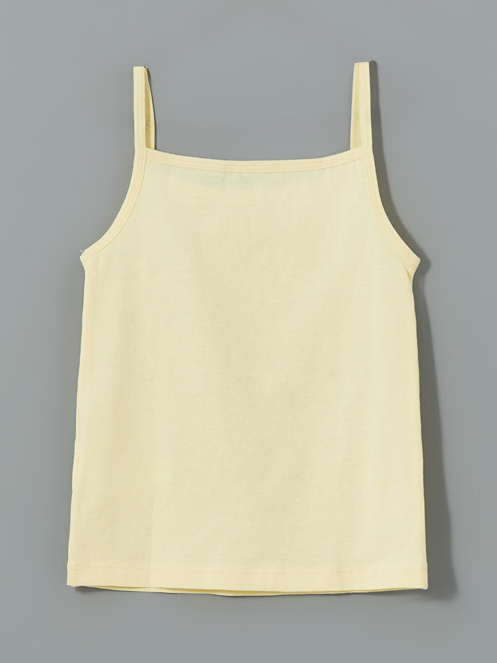 Sarı Çiçekli Kız Çocuk İç Giyim Atlet-1