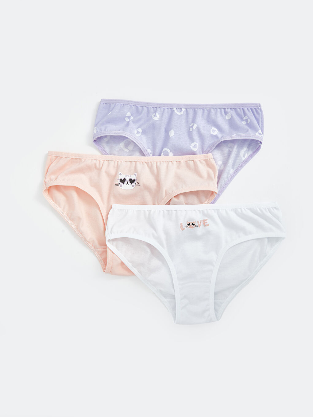 Printed Girl's Panties 3 pcs -S5AV31Z4-FX2