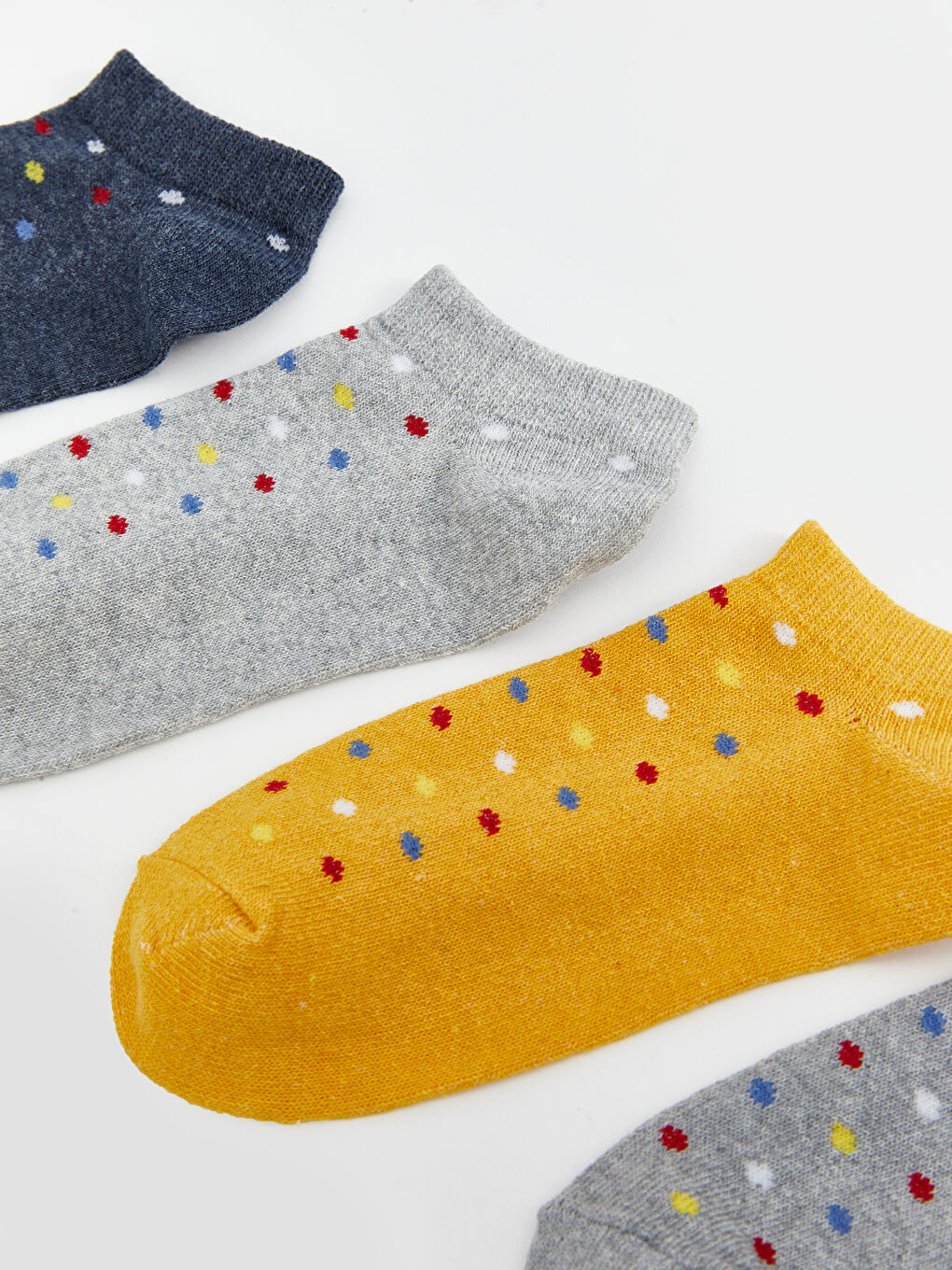 Patterned Boys' Trainer Socks 7 Pack -S5AY08Z4-K00
