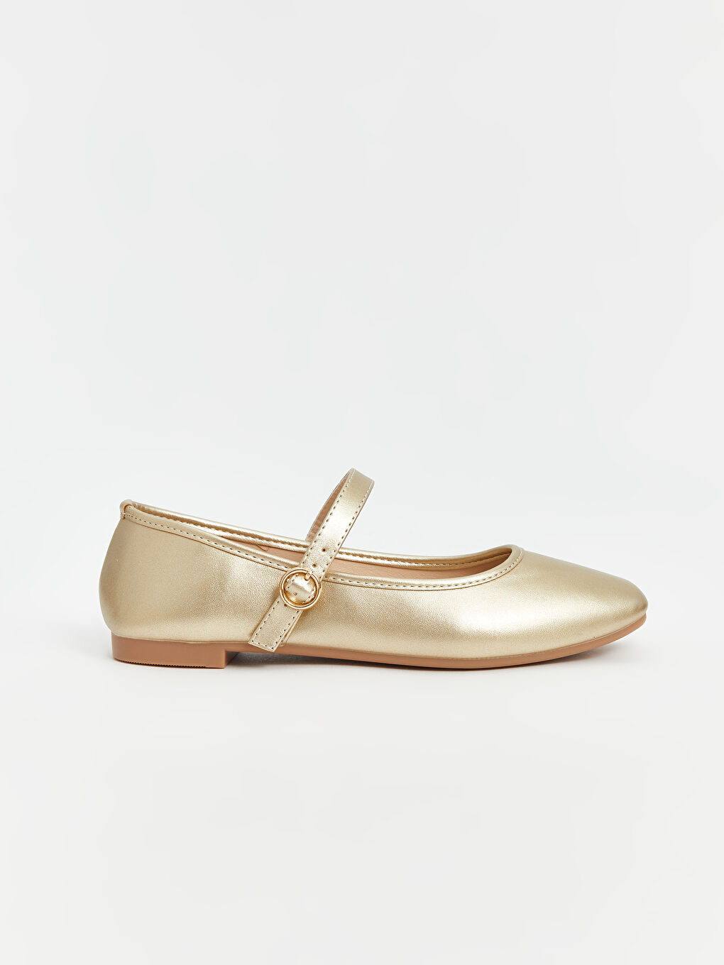 Faux Leather Women's Ballet Flats -S5AY11Z8-GHW