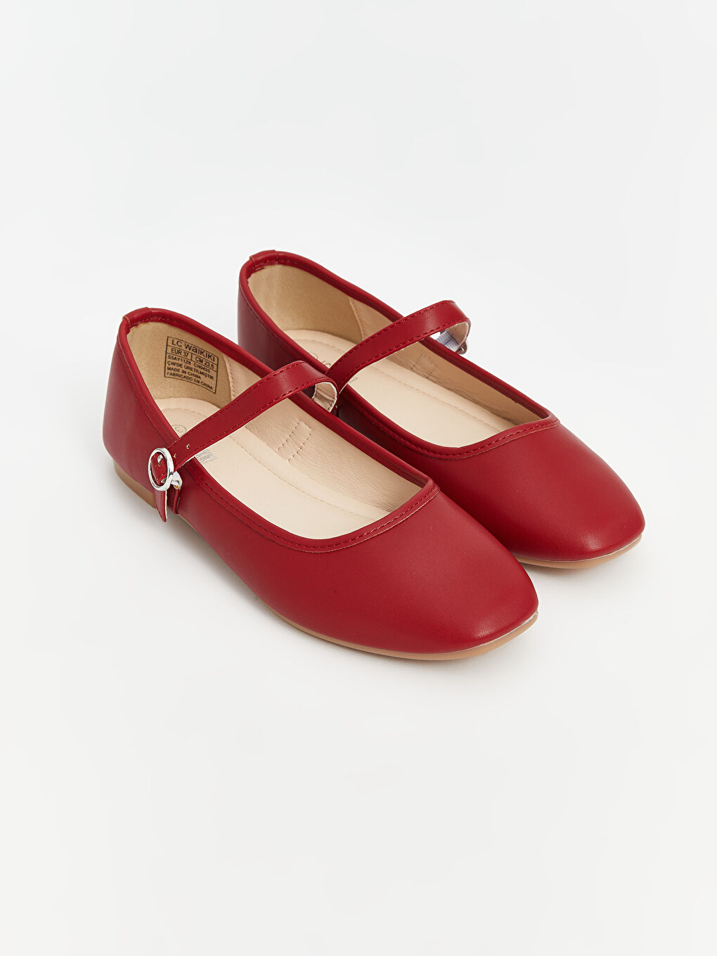 Faux Leather Women's Ballet Flats -S5AY11Z8-R8Y
