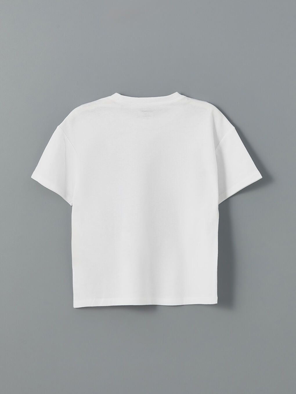 Beyaz Bisiklet Yaka Spider-Man Baskılı Erkek Çocuk Tişört-1